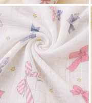 Muslin Baby Swaddle - Bow